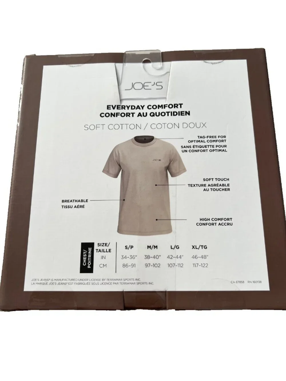 Joe's 4-Pack Soft Cotton Blend Everyday Comfort Tees in White ( S )